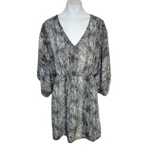 Everly Wide Sleeve V-Neck Mini  Dress